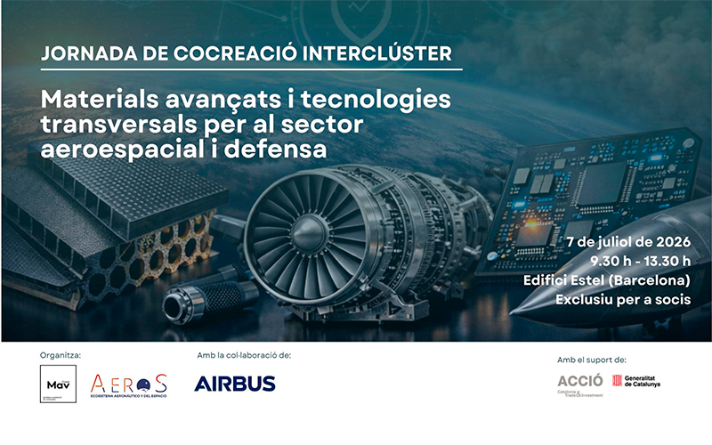 Jornada Interclúster: Materials avançats i tecnologies transversals pel sector aeroespacial i defensa